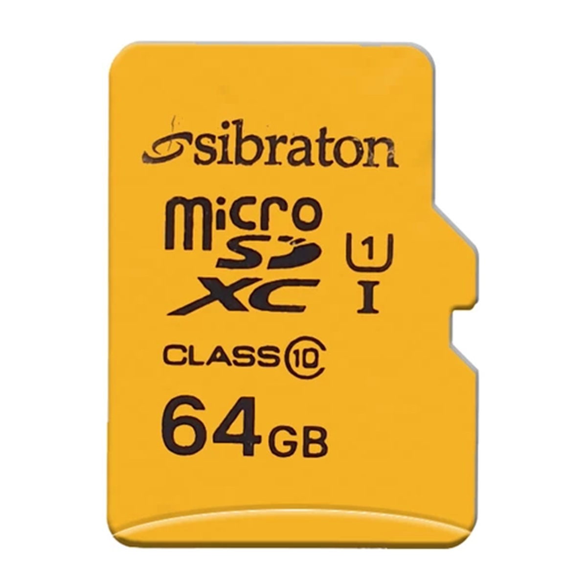 کارت حافظه‌ microSDHC سیبراتون استاندارد UHS-I U1 مدل ظرفیت 64 گیگابایت-زرد