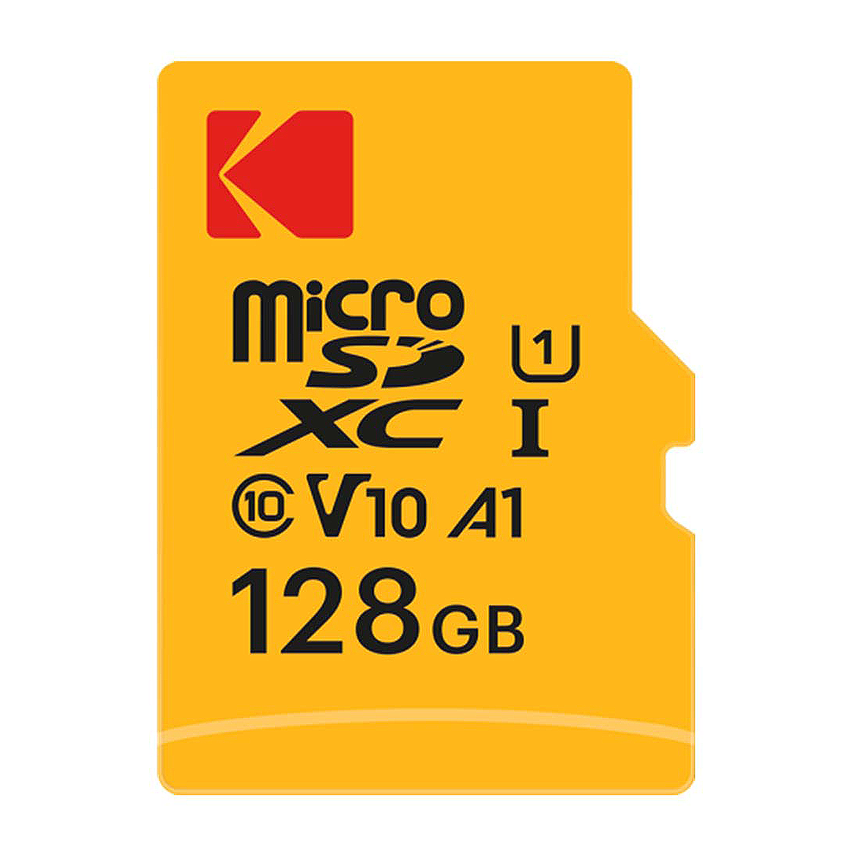کارت حافظه‌ microSDXC کداک کلاس 10 استاندارد UHS-I U1 A1 مدل Premium Performance V10 ظرفیت 128 گیگابایت همراه با آداپتور SD