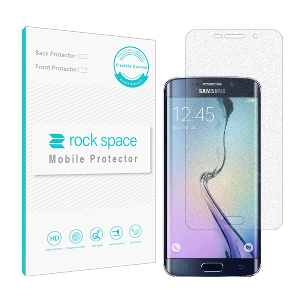 گلس مات گوشی سامسونگ Galaxy S6 edge راک اسپیس مدل MTT