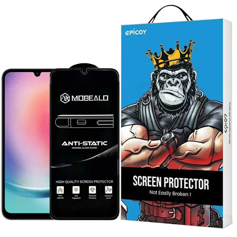 محافظ صفحه نمایش اپیکوی مدل Mobealo-AntiStatic مناسب برای گوشی موبایل سامسونگ Galaxy A25 5G / A24 4G / A15 4G/5G