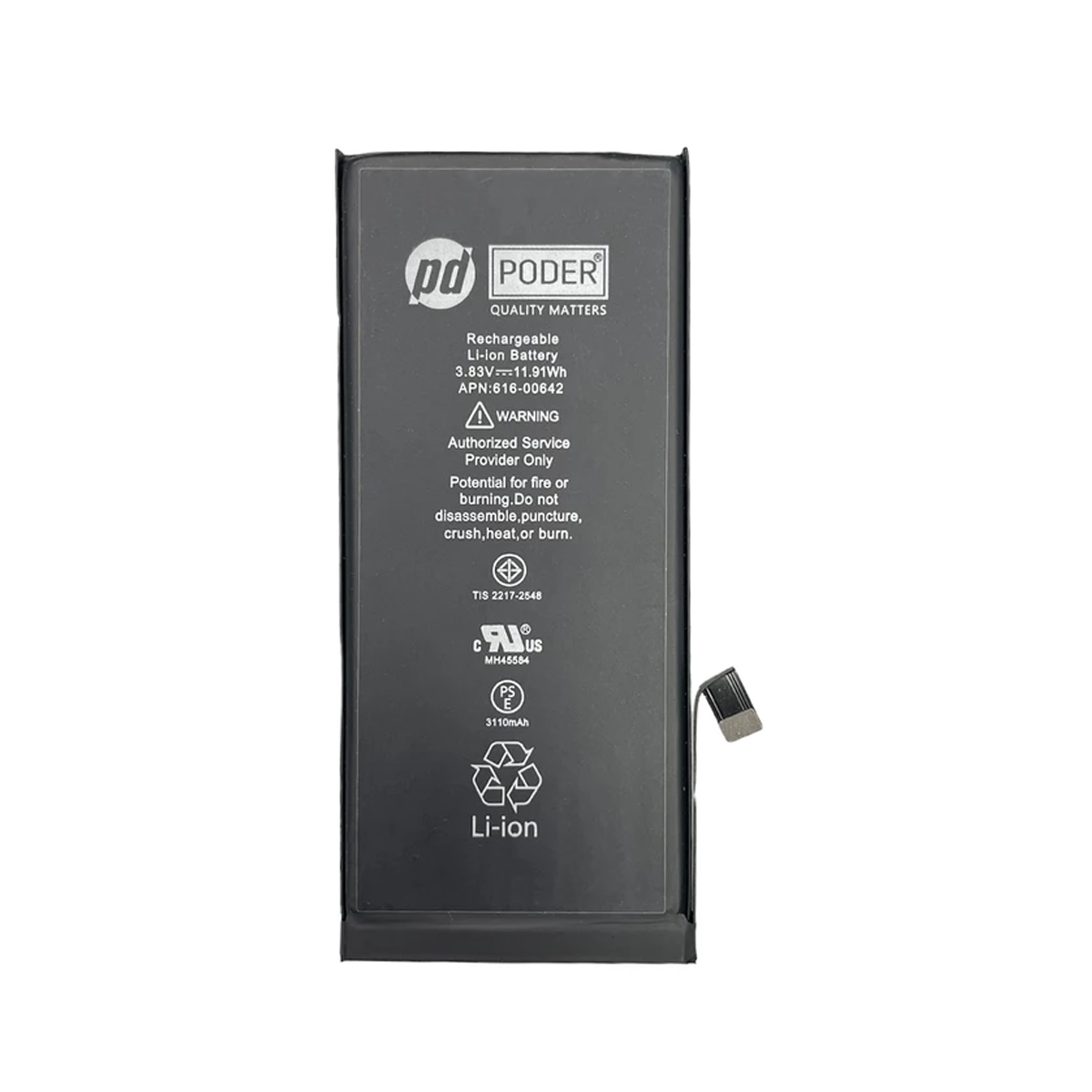 باتری موبایل پودر مدل CP545101 مناسب برای گوشی موبایل اپل iPhone 11