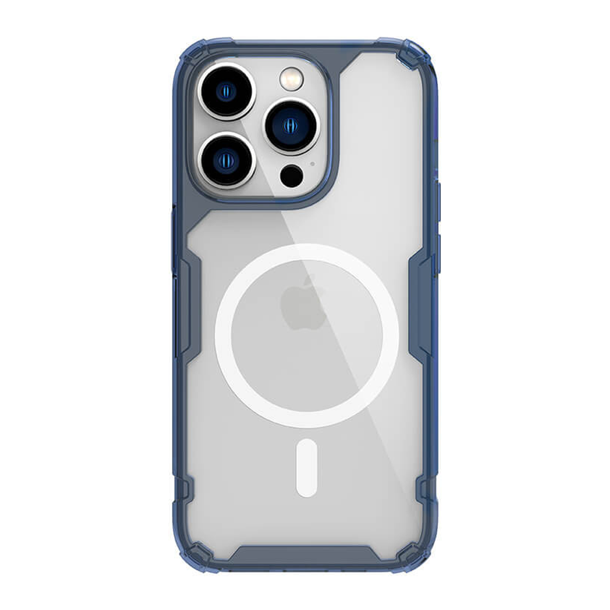 کاور نیلکین مدل Nature Pro Magnetic مناسب برای گوشی موبایل اپل iPhone 13 Pro Max-آبی