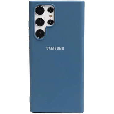  کاور سیلیکونی محافظ لنزدار مناسب برای گوشی موبایل سامسونگ Galaxy S22 Ultra 5G	-نارنجی