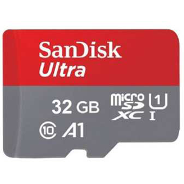  کارت حافظه microSDHC سن دیسک مدل Ultra کلاس 10 استاندارد UHS-I A1 سرعت 120MBps ظرفیت 32 گیگابایت	
