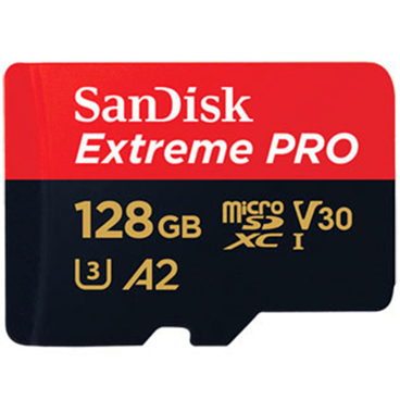  کارت حافظه microSDXC سن دیسک مدل Extreme PRO کلاس A2 استاندارد UHS-I U3 سرعت 170MBs ظرفیت 128 گیگابایت