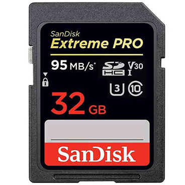  کارت حافظه SDHC سن دیسک مدل Extreme Pro V30 کلاس 10 استاندارد UHS-I U3 سرعت 95mbps ظرفیت 32 گیگابایت