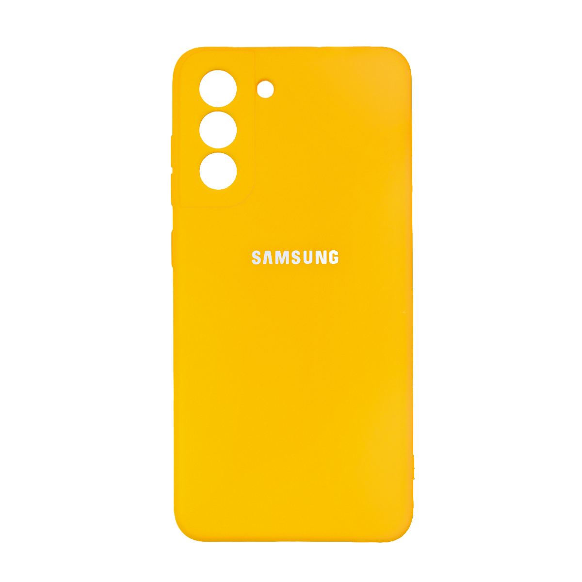  کاور سیلیکونی محافظ لنزدار مناسب برای گوشی موبایل سامسونگ مدل  Galaxy S21 FE 5G	-زرد