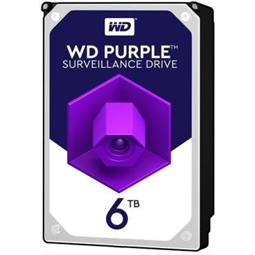  هارددیسک اینترنال وسترن دیجیتال مدل Purple WD60PURZ ظرفیت 6 ترابایت-بنفش