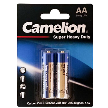  باتری قلمی کملیون مدل Super Heavy Duty بسته 2 عددی