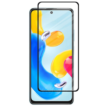  محافظ صفحه نمایش شیشه ای مناسب برای گوشی موبایل شیائومی مدل Redmi Note 11 Pro+-مشکی