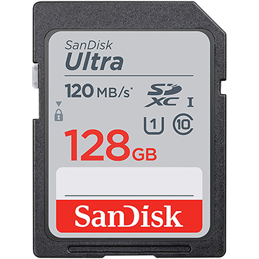 کارت حافظه SDXC سن دیسک مدل Ultra کلاس 10 استاندارد UHS-I سرعت 120MBps ظرفیت 128 گیگابایت