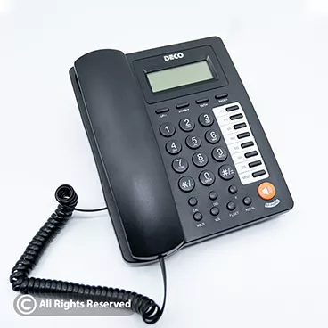 تلفن رومیزی دکو مدل 1370CID-سفید