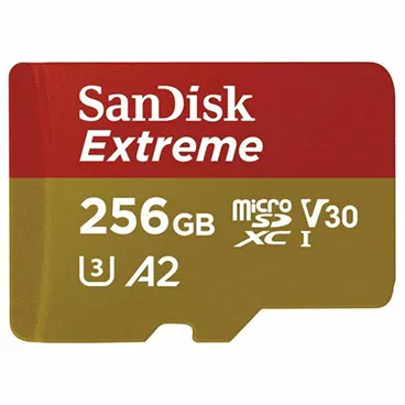 کارت حافظه microSDXC  سن دیسک مدل Extreme کلاس A2 استاندارد UHS-I U3 سرعت 160MBps ظرفیت 256 گیگابایت
