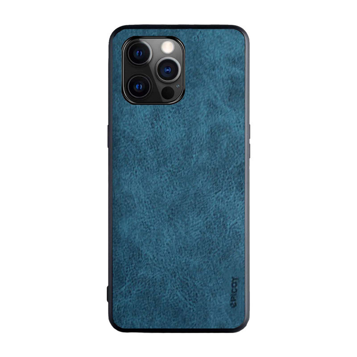  قاب گوشی Iphone 14 Pro Max اپیکوی Horse-Leather-آبی تیره