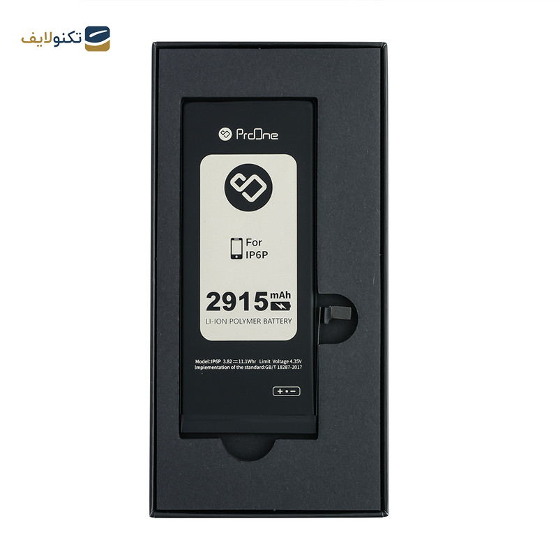 باتری موبایل پرووان مدل IP6P ظرفیت 2915 میلی آمپر ساعت مناسب برای گوشی موبایل اپل iPhone 6 Plus