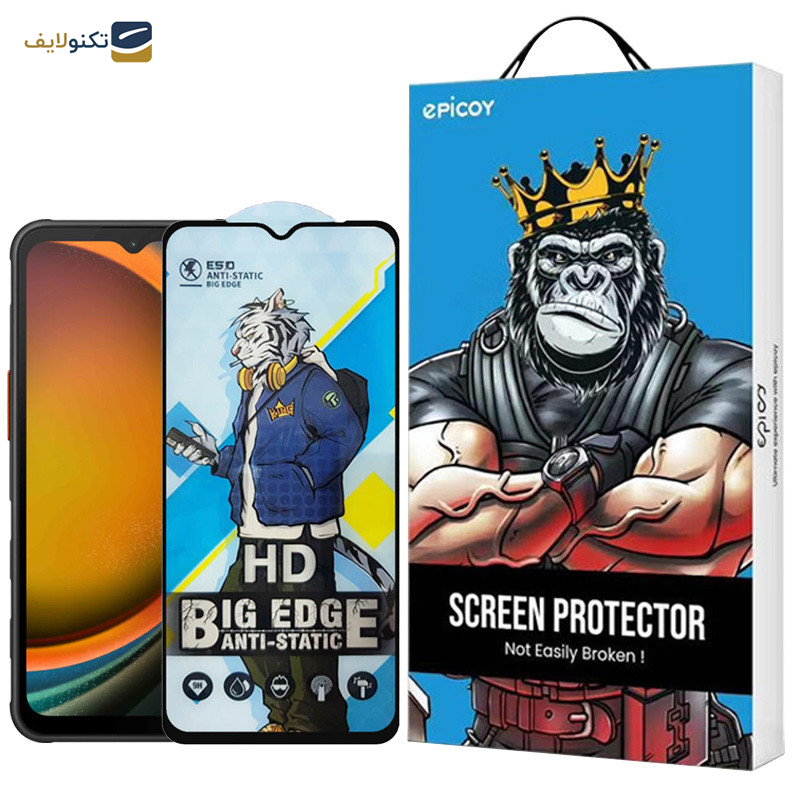 محافظ صفحه نمایش اپیکوی مدل Tiger-Big Edge مناسب برای گوشی موبایل سامسونگ Galaxy A14 4G/5G /Xcover7