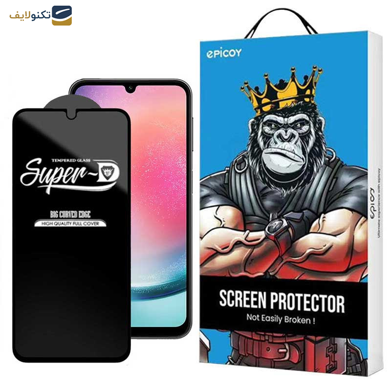 محافظ صفحه نمایش اپیکوی مدل Super 5D مناسب برای گوشی موبایل سامسونگ Galaxy A25 5G/ A24 4G/ A15 5G/4G
