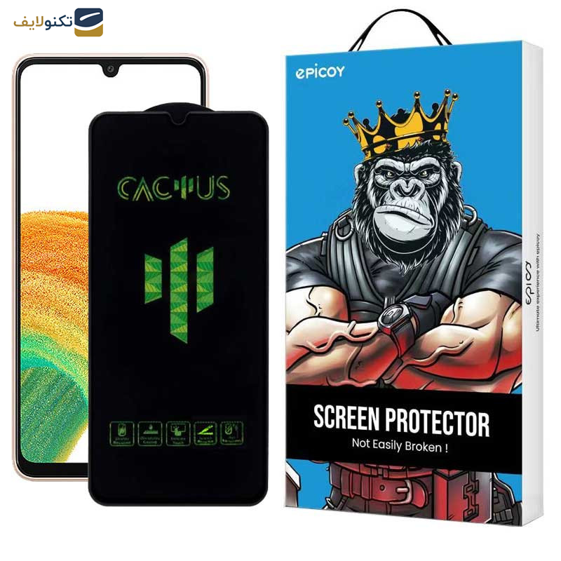 محافظ صفحه نمایش اپیکوی مدل Cactus مناسب برای گوشی موبایل Galaxy A33 5G/ A32 4G/ A22 4G/ A50/ A50s/A31 4G/ A30 4G/M32 4G/M30s/ F41/ F22