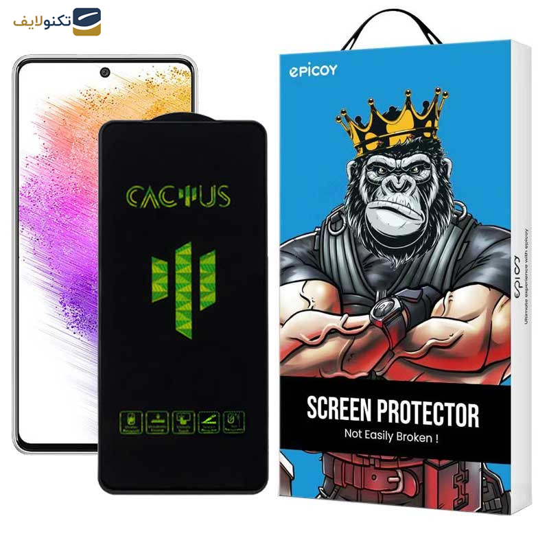 محافظ صفحه نمایش اپیکوی مدل Cactus مناسب برای گوشی موبایل سامسونگ Galaxy A73 5G/ A72 4G/5G / M54 / M53 5G/ M52 / M51/ A71/ A81/ A91 / M62/ F62/ S10 Lite/ Note 10 Lite