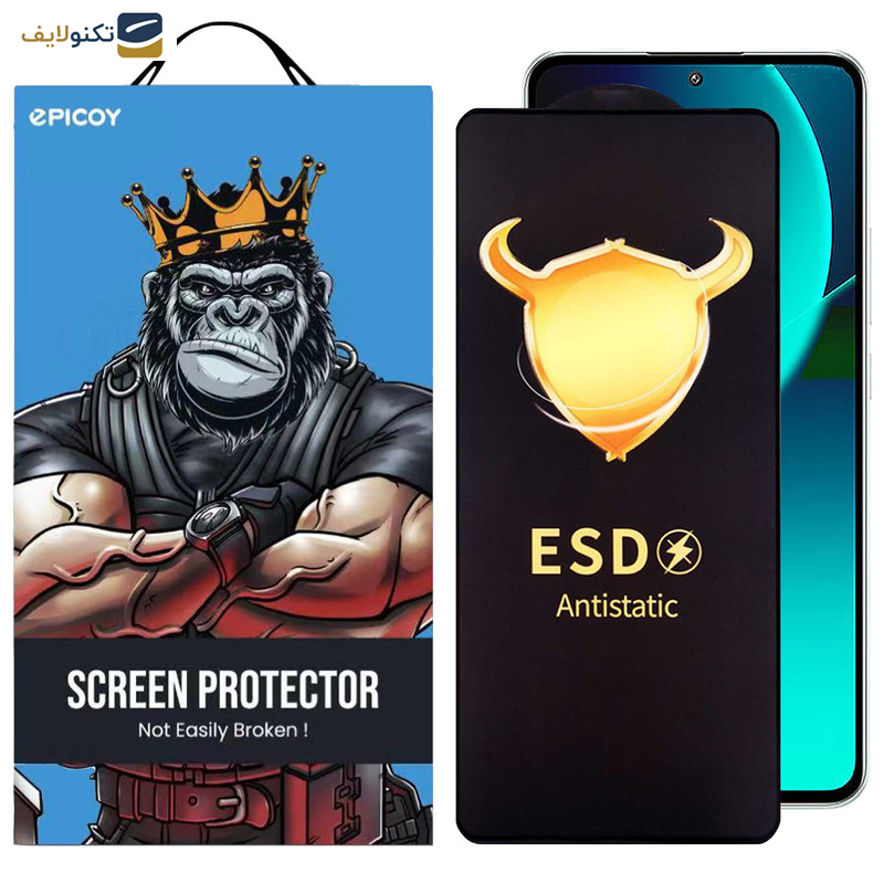 محافظ صفحه نمایش اِپیکوی مدل Gden ESD مناسب برای گوشی موبایل شیائومی 13T Pro / 13T / Redmi K60 Ultra