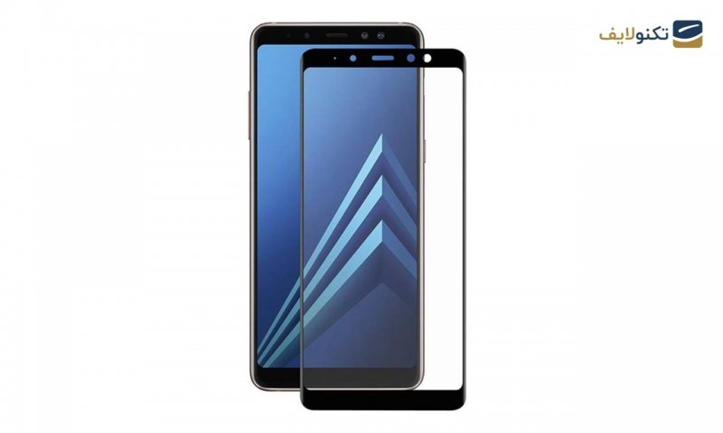 محافظ صفحه شیشه ای تمام چسب مناسب برای گوشی سامسونگ Galaxy A8 2018