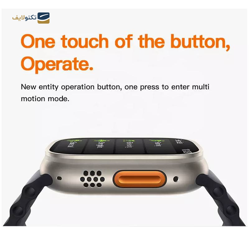gallery-ساعت هوشمند مدل T800 Ultra نارنجی پلاتینوم copy.png