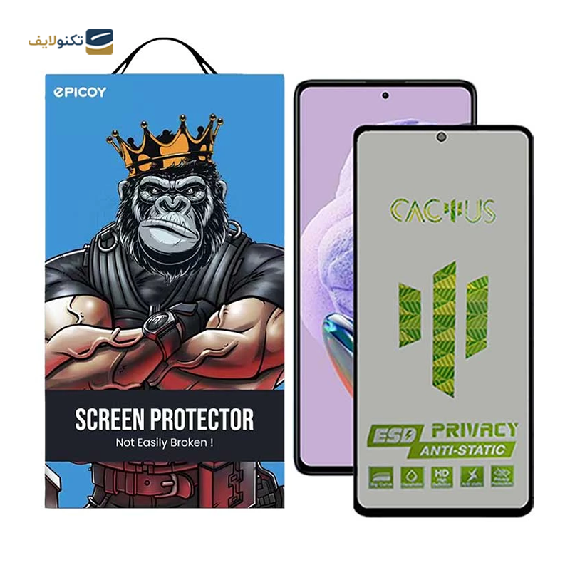 gallery-گلس حریم شخصی گوشی شیائومی Redmi Note 12 4G اپیکوی مدل Cactus-ESD-Privacy copy.png