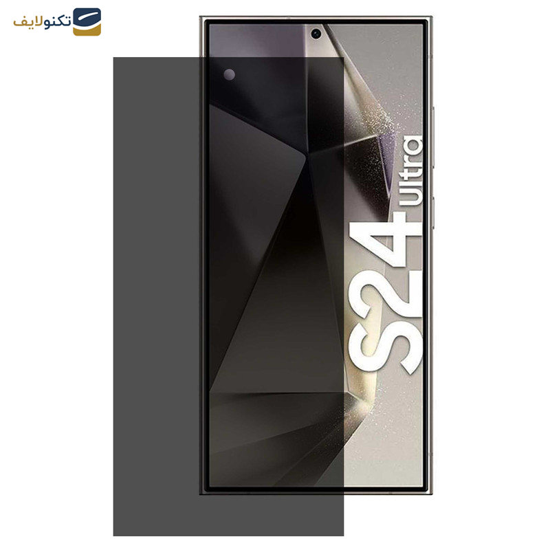 محافظ صفحه نمایش حریم شخصی بوف مدل Silicone-Privacy-G مناسب برای گوشی موبایل سامسونگ Galaxy S24 Ultra