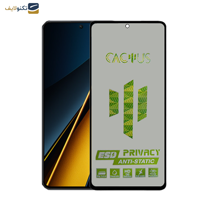 محافظ صفحه نمایش حریم شخصی اپیکوی مدل Cactus-ESD-Privacy مناسب برای گوشی موبایل شیائومی  Poco X6 Pro/X6/M6 Pro 4G