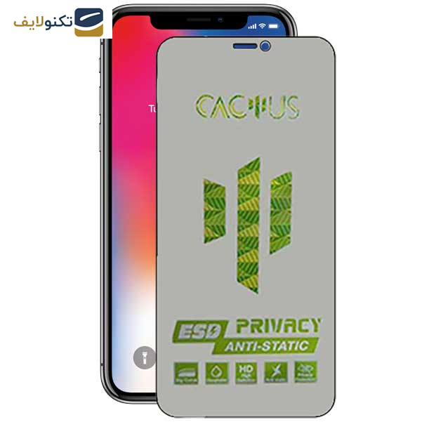  محافظ صفحه نمایش حریم شخصی اپیکوی مدل Cactus-ESD-Privacy مناسب برای گوشی موبایل اپل iPhone 11 / XR