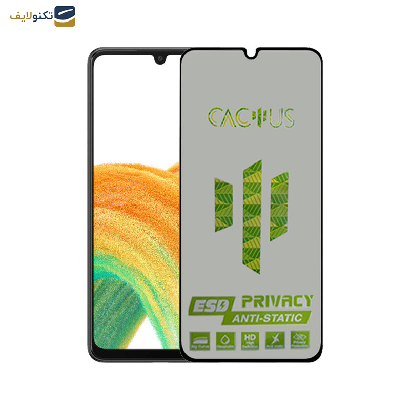 محافظ صفحه نمایش حریم شخصی اپیکوی مدل Cactus-ESD-Privacy مناسب برای گوشی موبایل سامسونگ Galaxy A33 /A32 4G/A31/A30S/A22 4G/A30/A50/A50s/A40s/A20/A12/M32 4G/M30s/F41/F22 