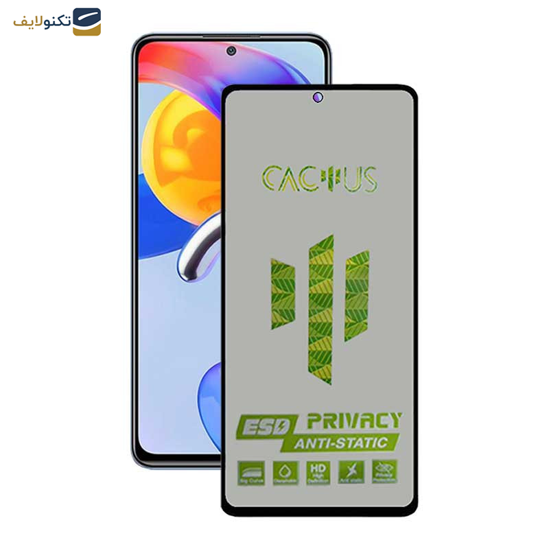 محافظ صفحه نمایش حریم شخصی اِپیکوی مدل Cactus-ESD-Privacy مناسب برای گوشی موبایل شیائومی Redmi Note 11 Pro Plus / Note 11 Pro 4G/5G/China / Note 10 Pro Max / Note 10 Pro 4G/India