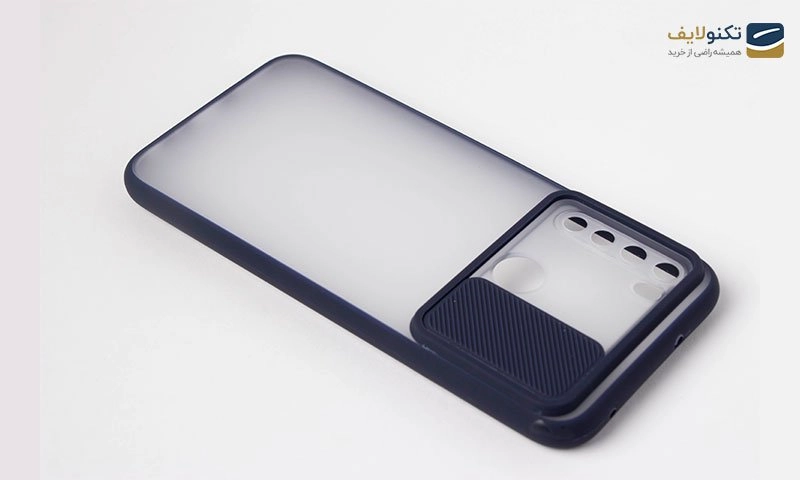 کاور پشت مات محافظ لنزدار کشویی مناسب برای گوشی شیائومی Redmi Note 8