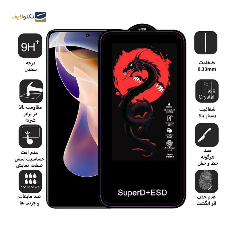 gallery-گلس گوشی شیائومی Redmi K50 Ultra - K50 Pro اپیکوی مدل Dragon ESD copy.png