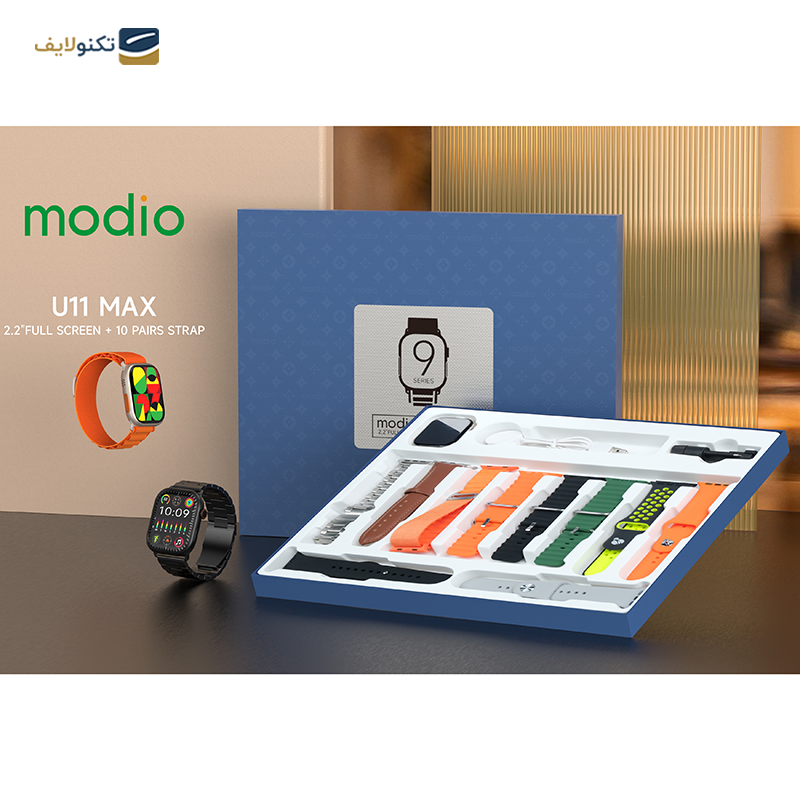 gallery-ساعت هوشمند مودیو مدل MC80 Ultra Max همراه با هندزفری  copy.png