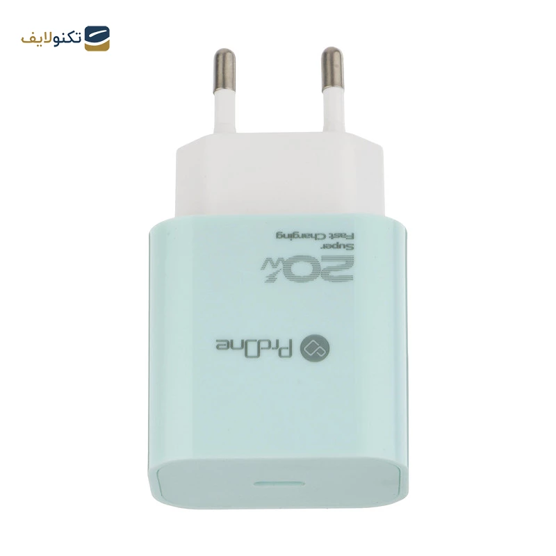 شارژر دیواری 20 وات پرووان مدل  PWC540C به همراه کابل تبدیل usb-c