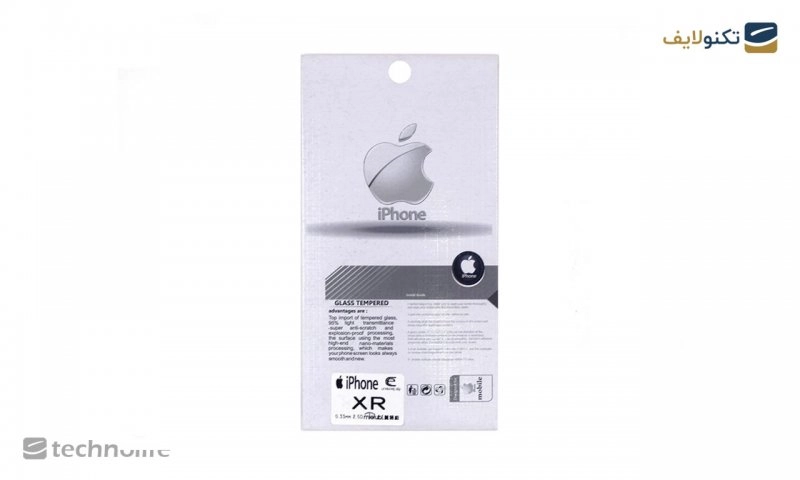 محافظ صفحه شيشه‌ای تخت (گلس) TESLA گوشی اپل iPhone XR 