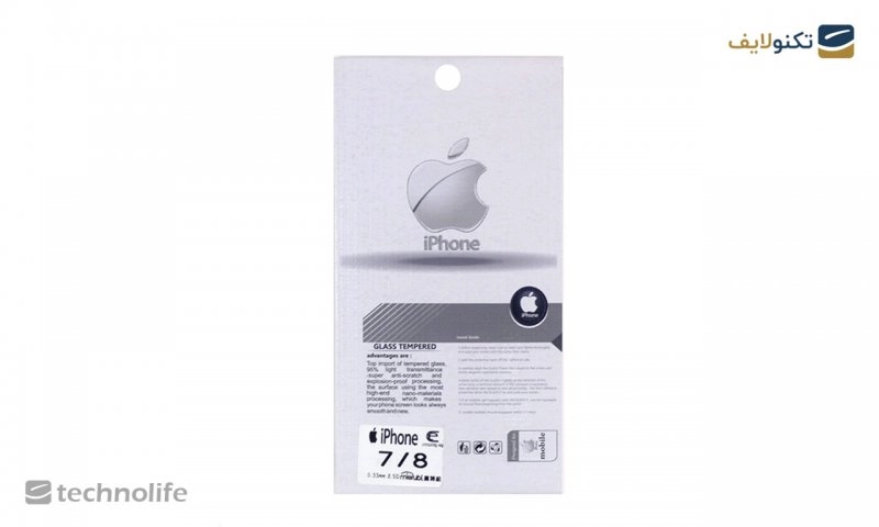 محافظ صفحه شيشه‌ای تخت (گلس) TESLA گوشی اپل iPhone 8 