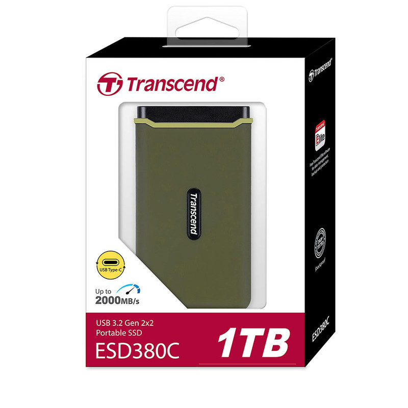 حافظه‌ی SSD اکسترنال ترنسند مدل ESD380C ظرفیت 1 ترابایت