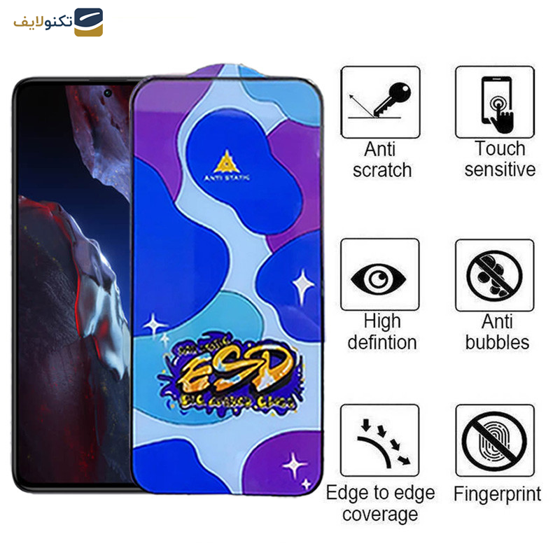  محافظ صفحه نمایش اپیکوی مدل Star ESD مناسب برای گوشی موبایل شیائومی Poco F5 Pro/Poco F5/Poco F4 GT/Poco F3 GT/Poco F4/Poco F3
