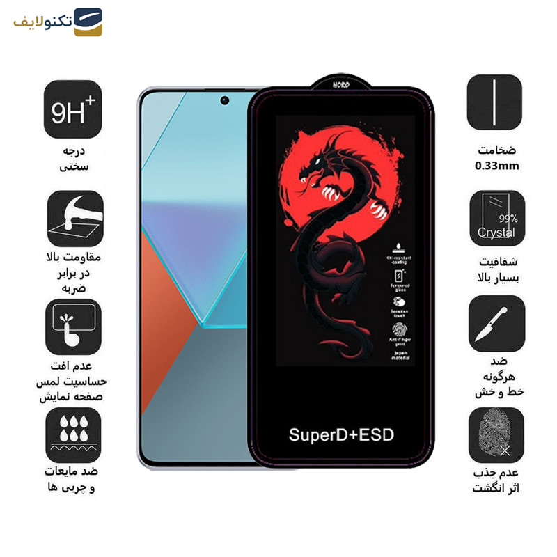 محافظ صفحه نمایش اپیکوی مدل Dragon ESD مناسب برای گوشی موبایل شیائومی Redmi Note 13 Pro 4G/5G /Note 13 4G/5G /Note 13R Pro