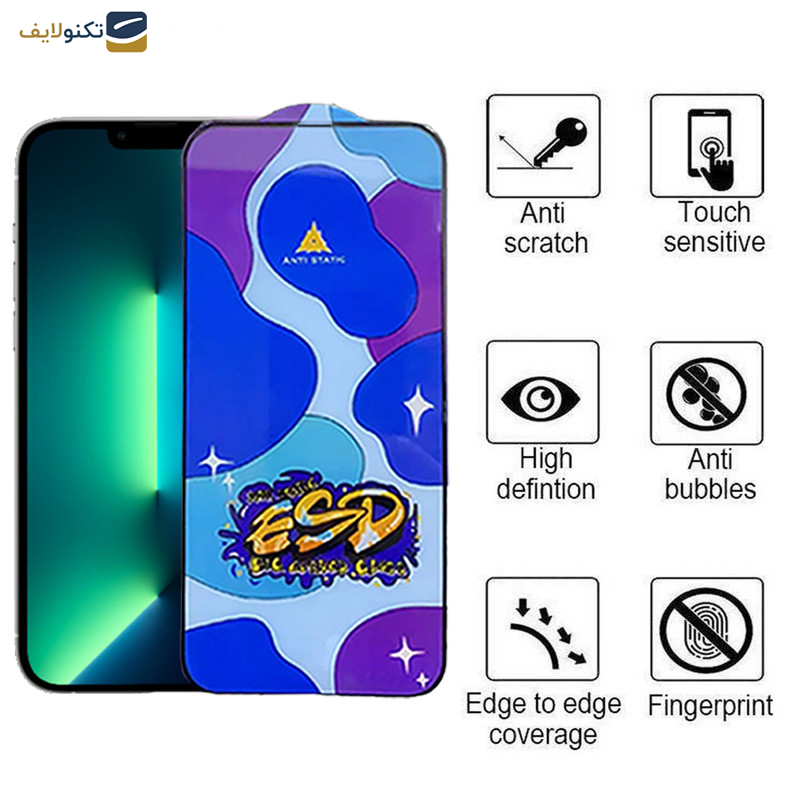 محافظ صفحه نمایش اپیکوی مدل Star ESD مناسب برای گوشی موبایل اپل iPhone 13 Pro Max/14 Plus