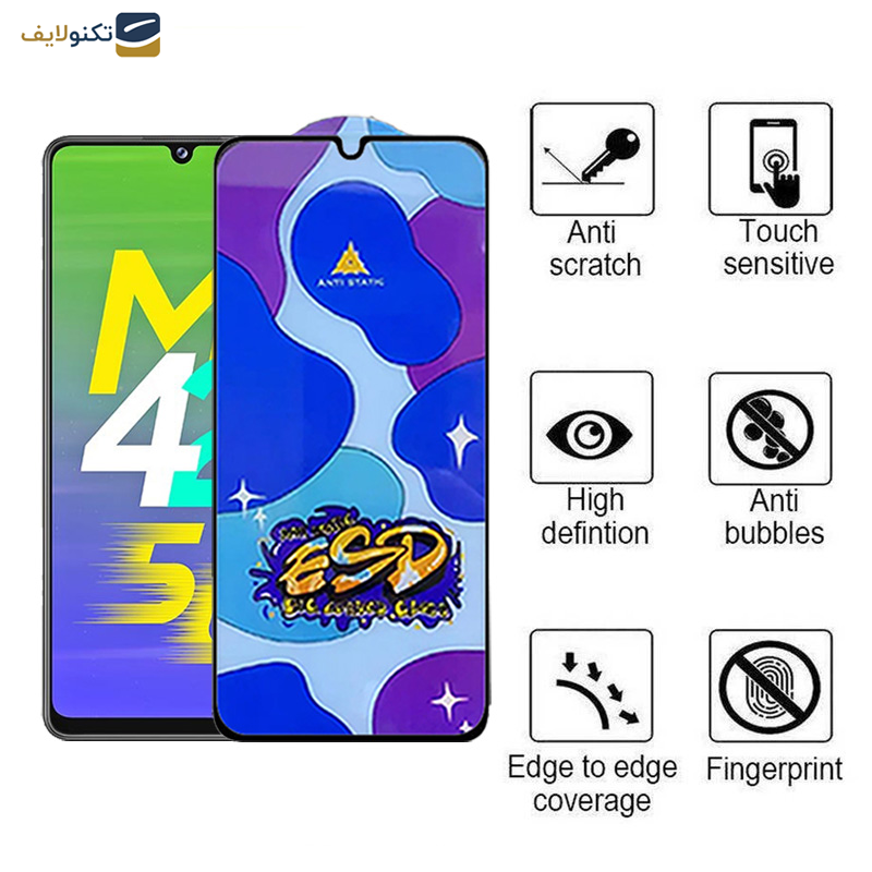  محافظ صفحه نمایش اپیکوی مدل Star ESD مناسب برای گوشی موبایل سامسونگ Galaxy M42 5G/M34 5G/M33 5G/M32 5G/M13 4G/M12 4G