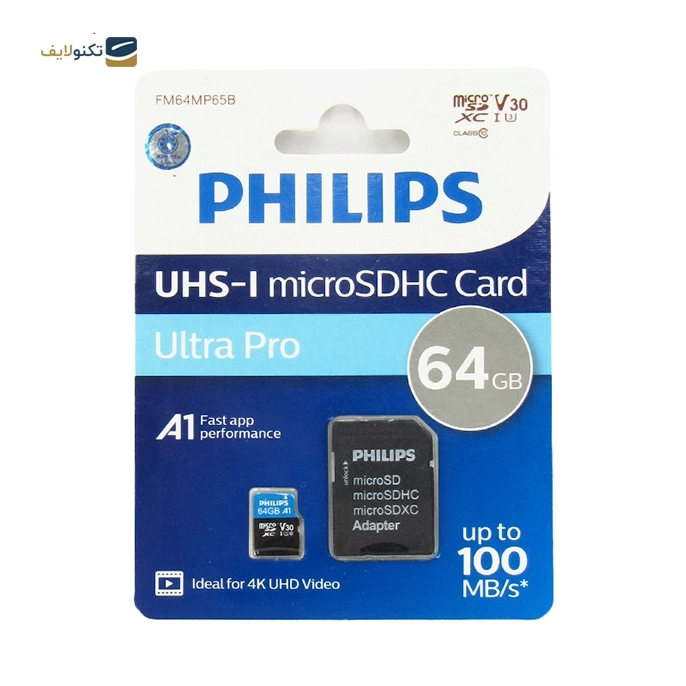 gallery-کارت حافظه MicroSDHC فیلیپس مدل Ultra Pro کلاس 10 سرعت 100MBps ظرفیت 64 گیگابایت به همراه آداپتور -gallery-2-TLP-10864_e88af7e2-5441-482a-bf34-4d34ee2d0e1f.webp