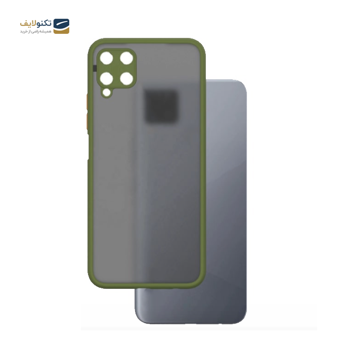 کاور پشت مات محافظ لنزدار مناسب برای گوشی موبایل سامسونگ Galaxy A12 / Galaxy M12 