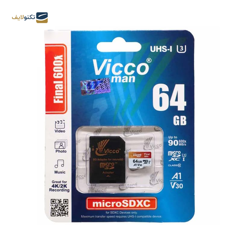 gallery-کارت حافظه microSDHC ویکومن مدل Extra 533x کلاس 10 استاندارد UHS-I U1 سرعت 80MBps ظرفیت 64 گیگابایت copy.png