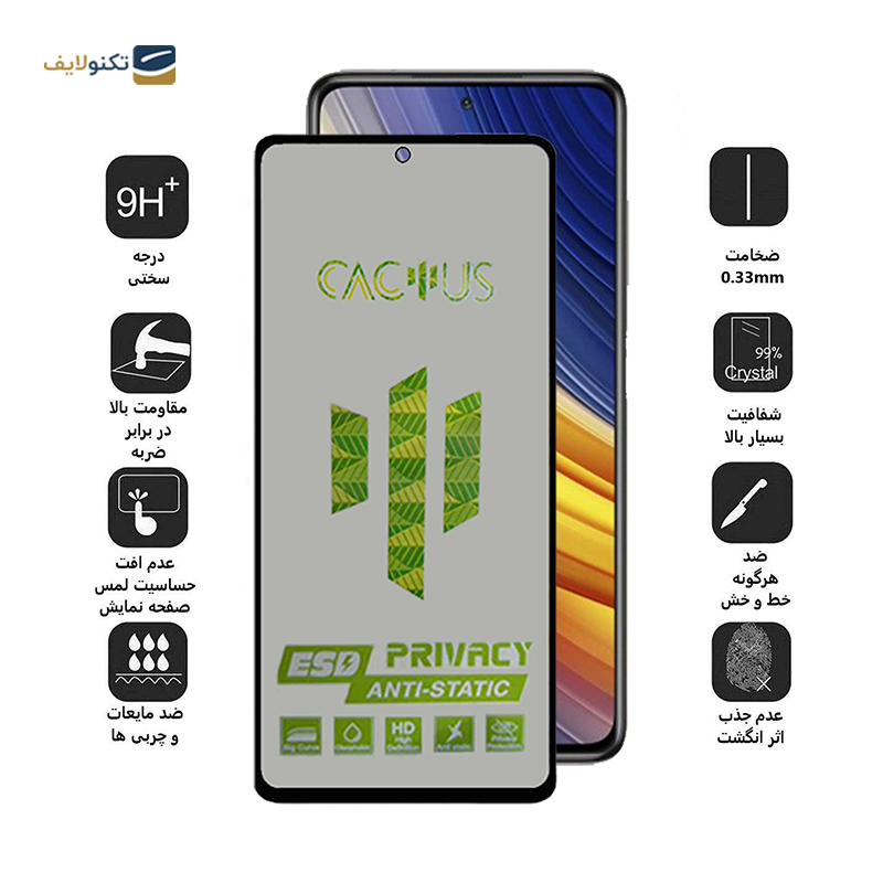 gallery-گلس حریم شخصی گوشی شیائومی Poco X3 NFC اپیکوی مدل Cactus-ESD-Privacy  copy.png