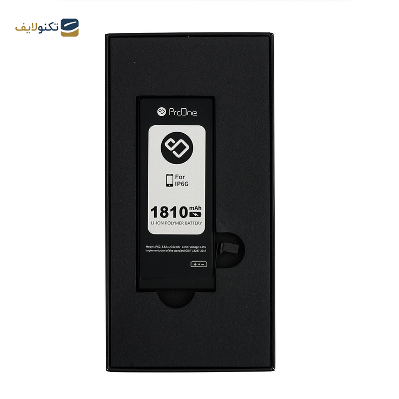 باتری موبایل پرووان مدل IP6G ظرفیت 1810 میلی آمپر ساعت مناسب برای گوشی موبایل اپل iPhone 6