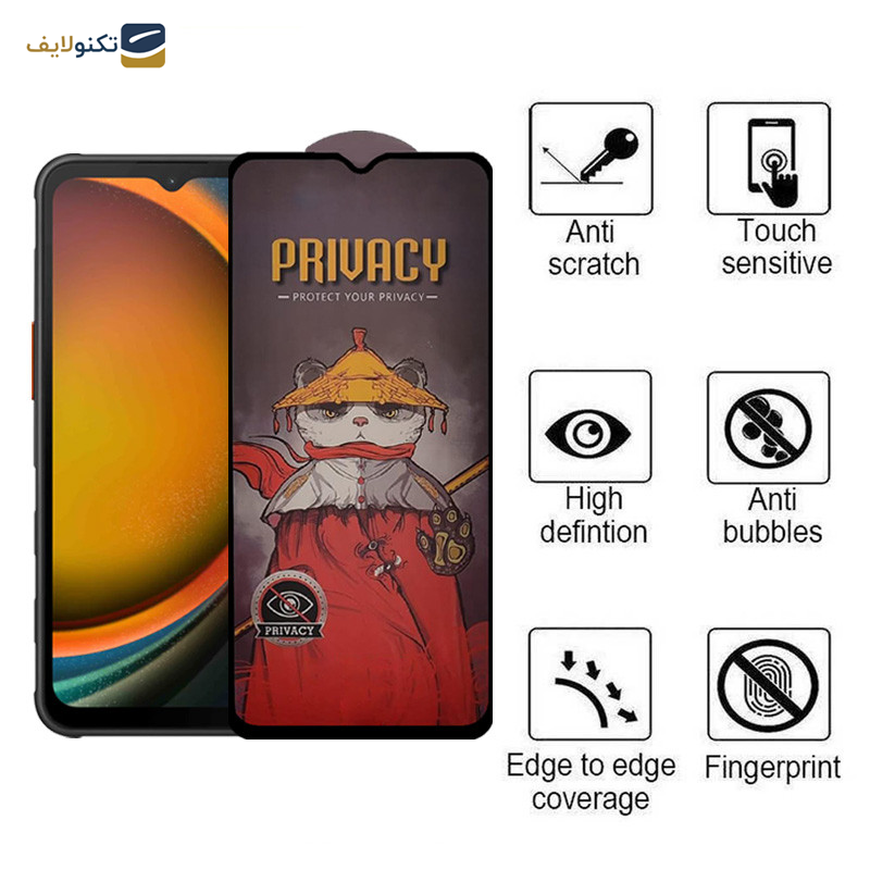 محافظ صفحه نمایش حریم شخصی اپیکوی مدل Airbag Privacy مناسب برای گوشی موبایل سامسونگ Galaxy A14 4G/5G /Xcover7