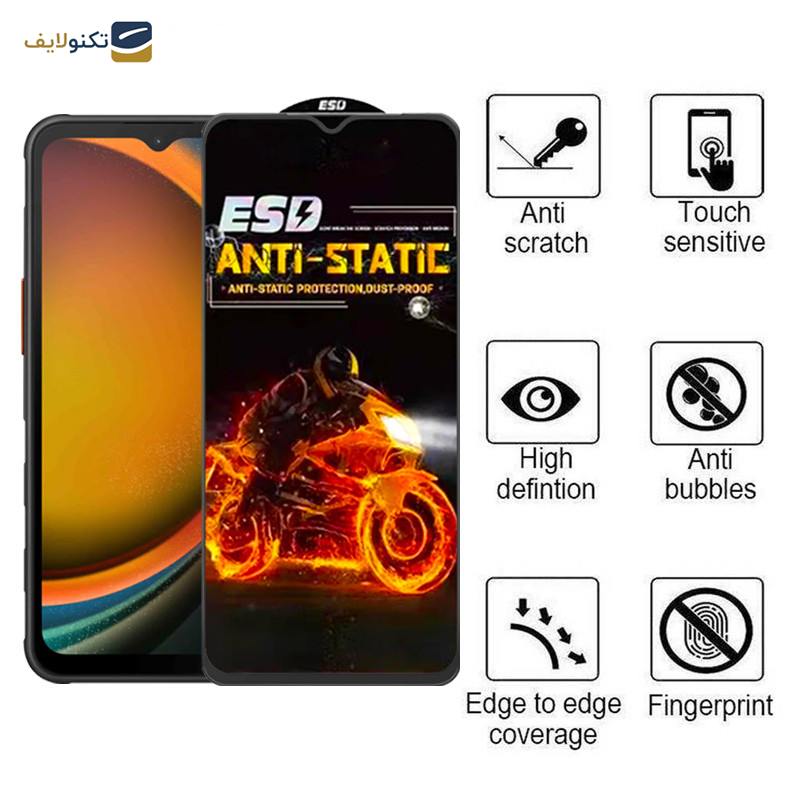 محافظ صفحه نمایش اپیکوی مدل Fiery-ESD مناسب برای گوشی موبایل سامسونگ Galaxy A14 4G/5G /Xcover7